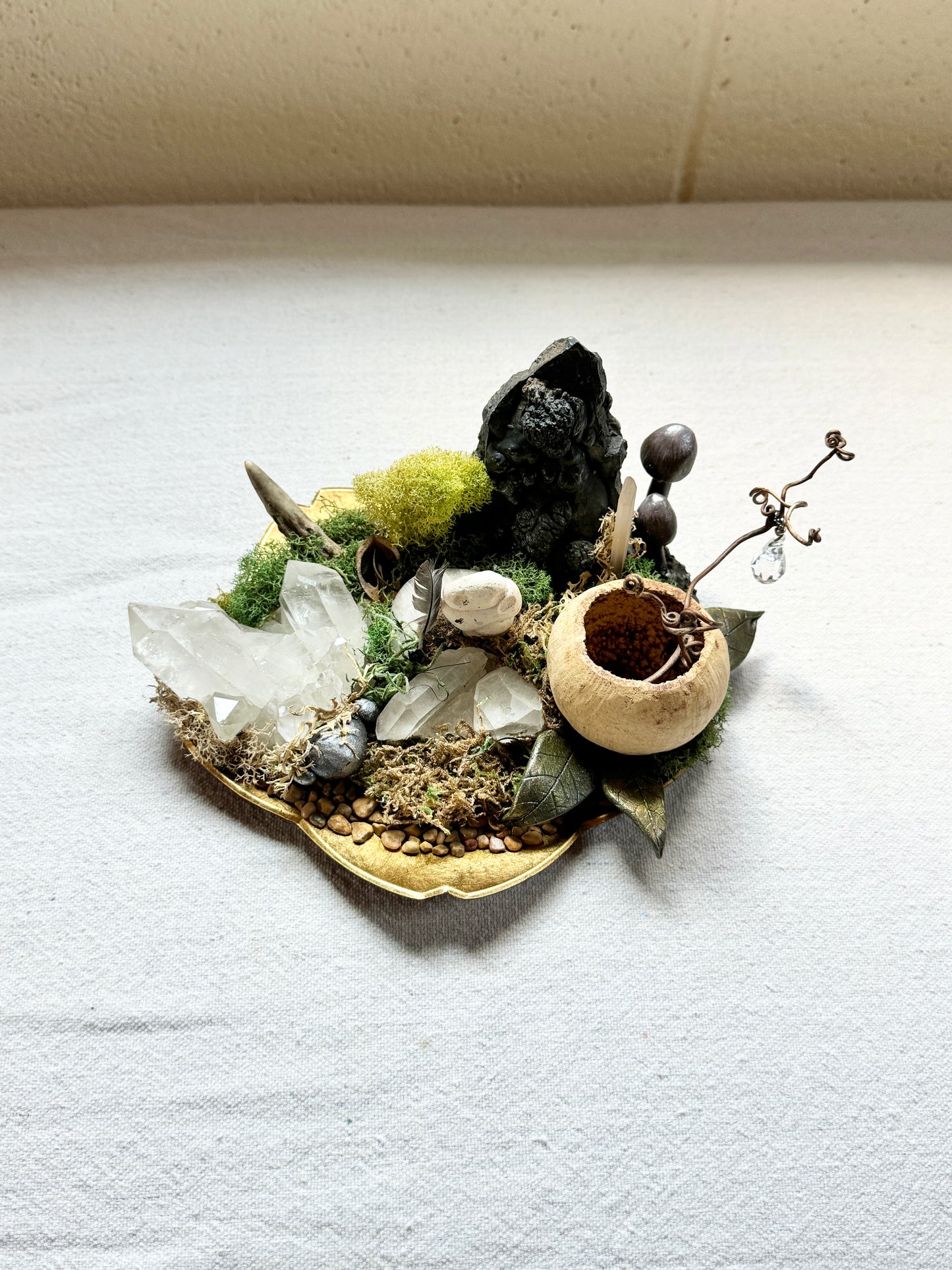 Island of the Lotus Eaters ~ Faerie Garden Sculpture Inspired Home Decor