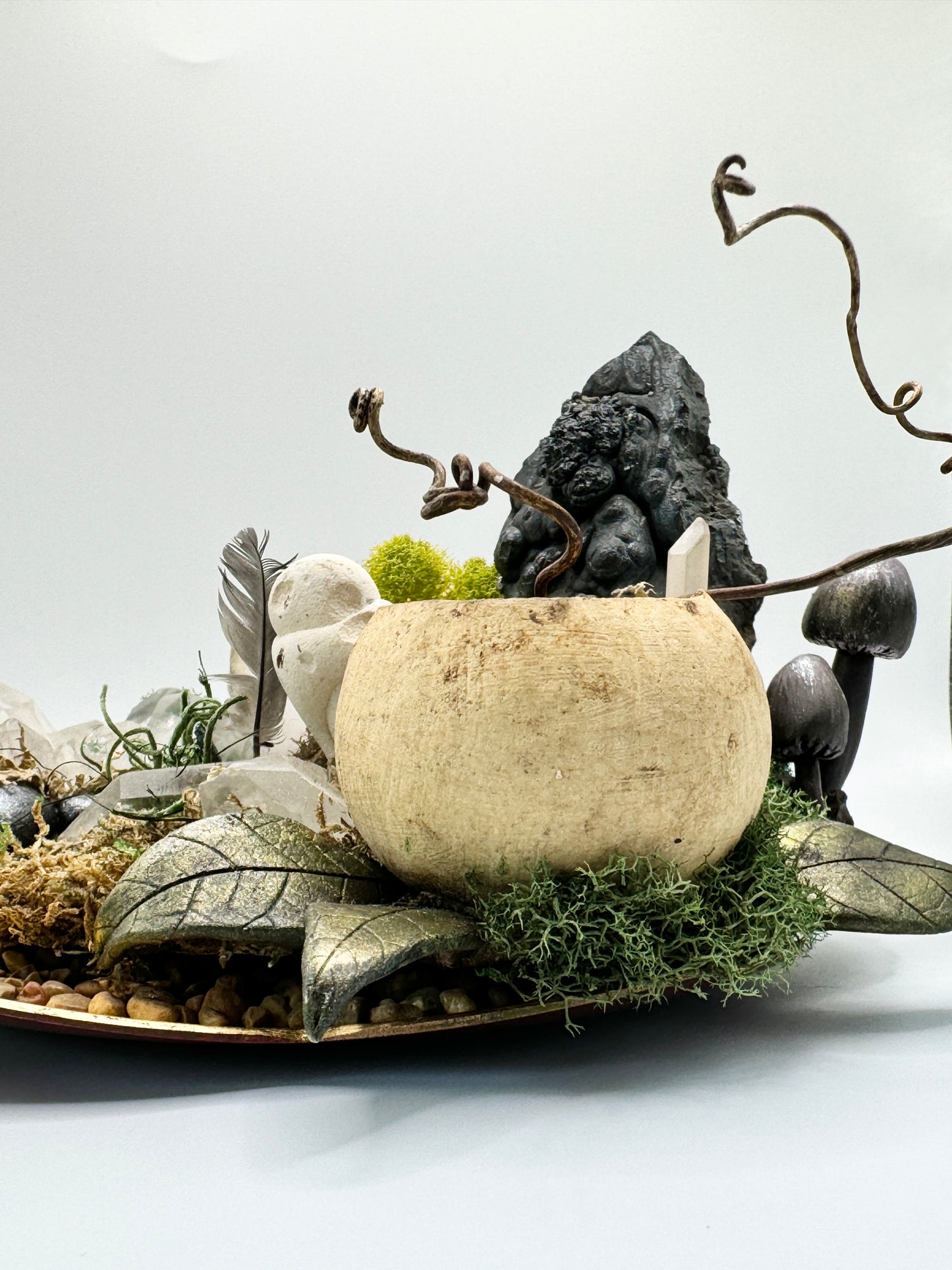 Island of the Lotus Eaters ~ Faerie Garden Sculpture Inspired Home Decor