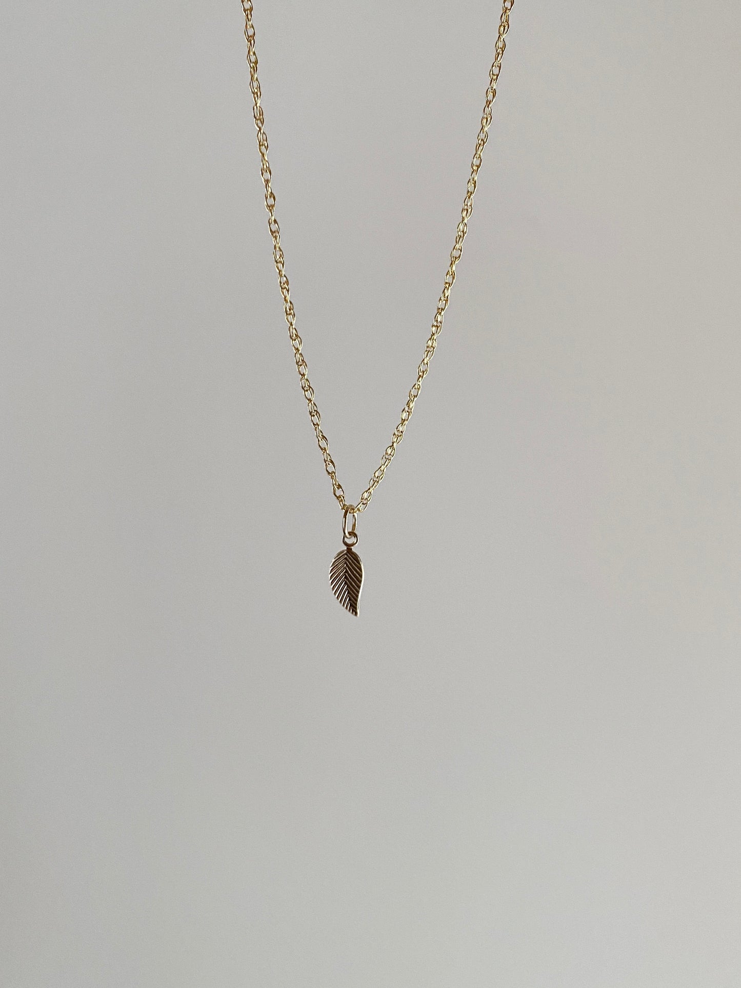 Golden Leaf ~ 14K Yellow Gold Fill Necklace