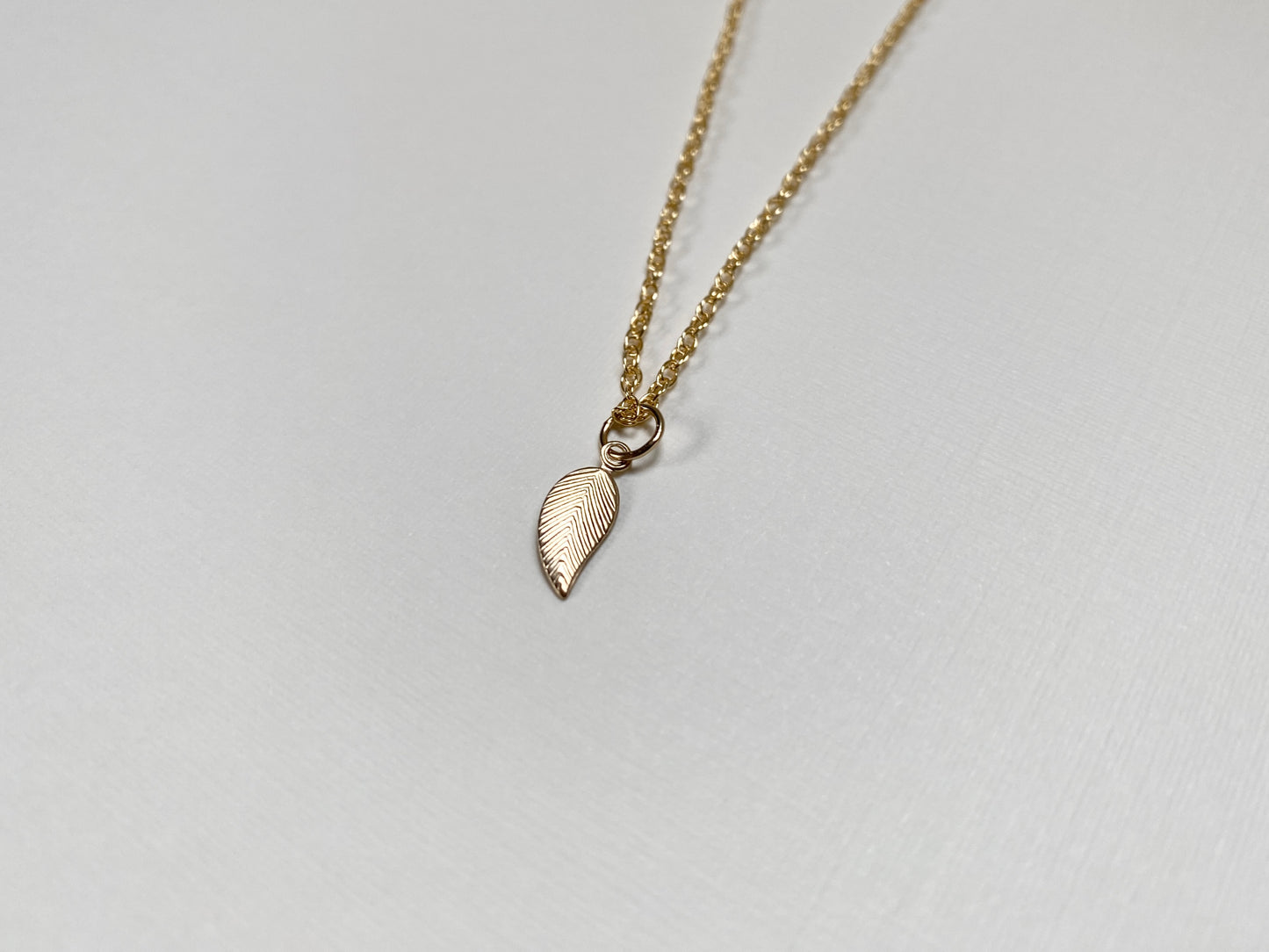Golden Leaf ~ 14K Yellow Gold Fill Necklace