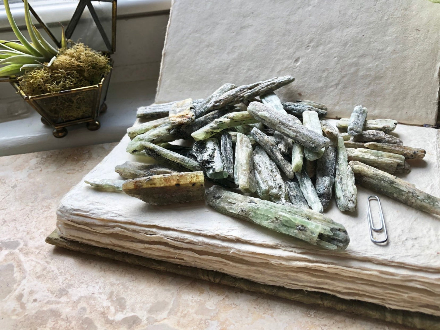 Raw Green Kyanite Blade Crystal - Small to Medium - Choose Quantity