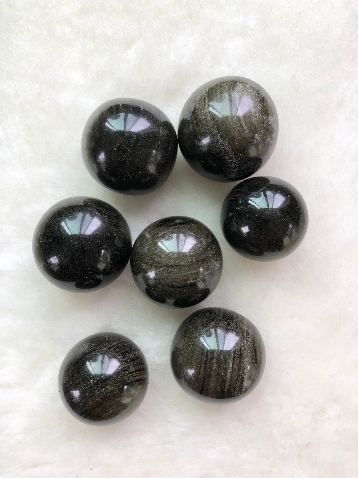 Gold Sheen Obsidian Polished Sphere - ONE - Polished Orb