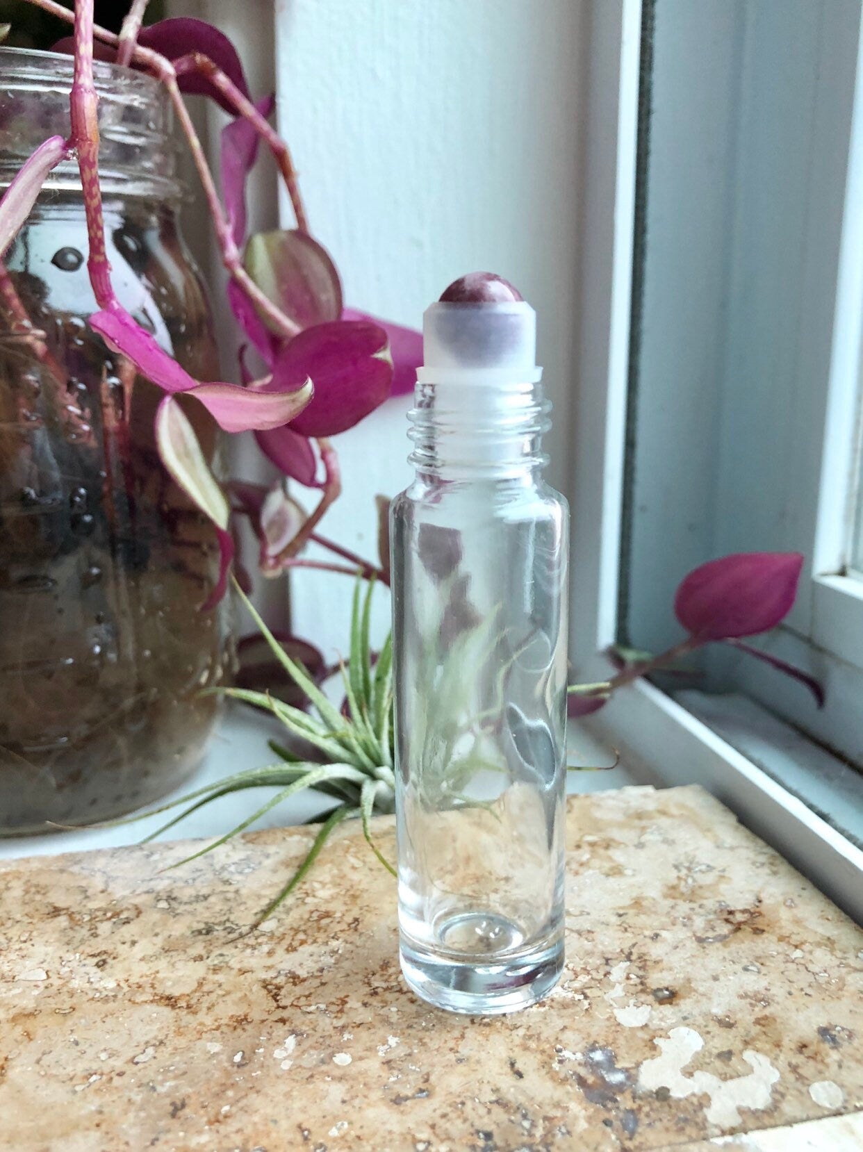 Lepidolite Gemstone Roller Bottle - 10ml - DIY