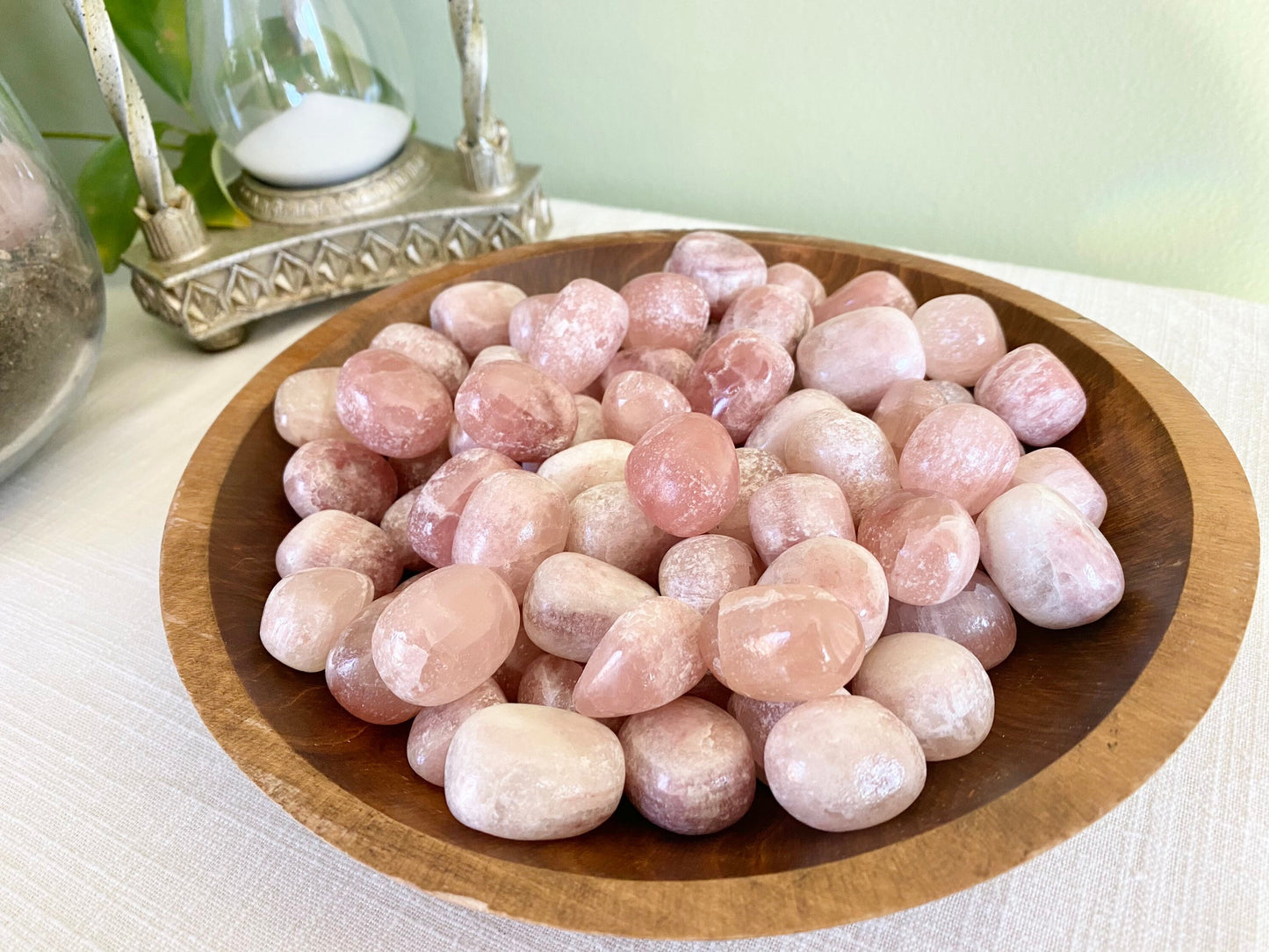 Pink Calcite Tumbled Stone - Choose Quantity
