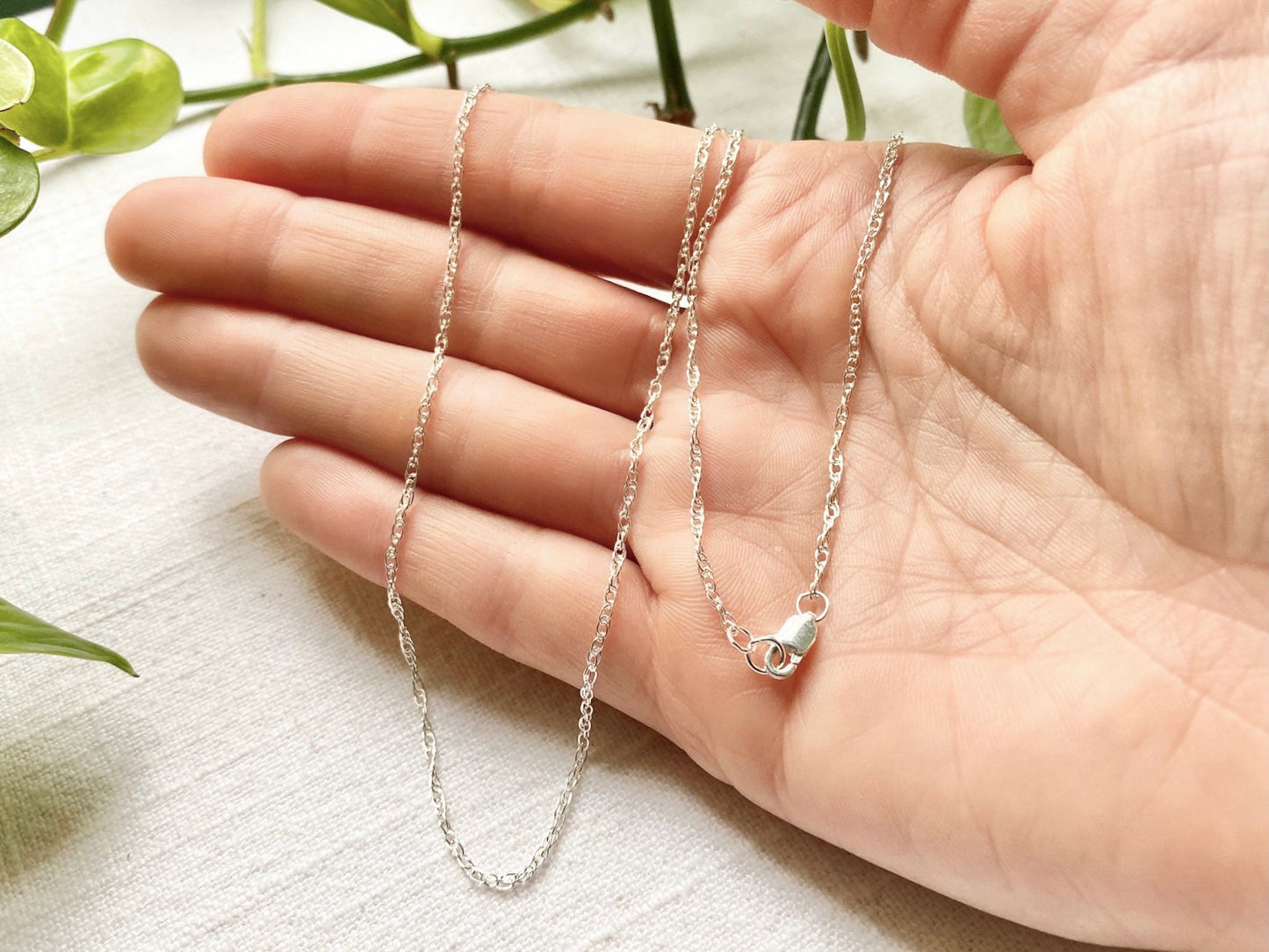 Sterling Silver Double Rope Chain - Choose Length - Add your own pendant