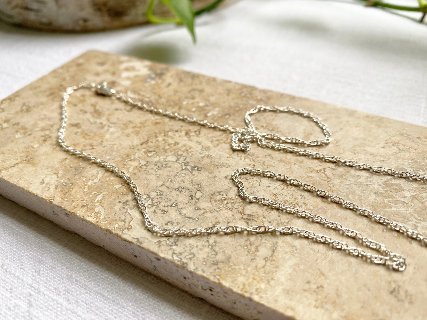 Sterling Silver Double Rope Chain - Choose Length - Add your own pendant