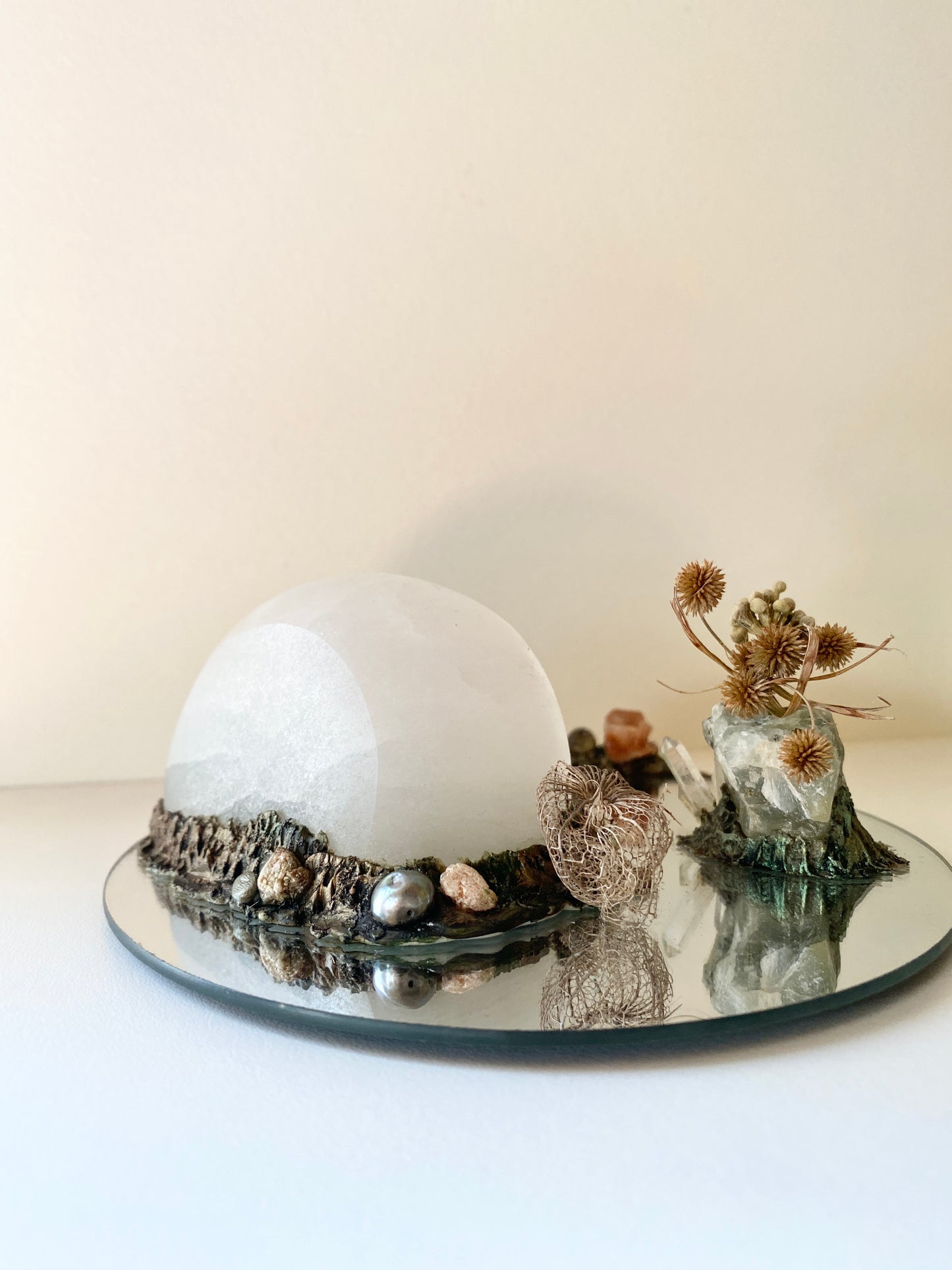 Mirror Cavern ~ Crystal Sculpture Inspired Home Decor