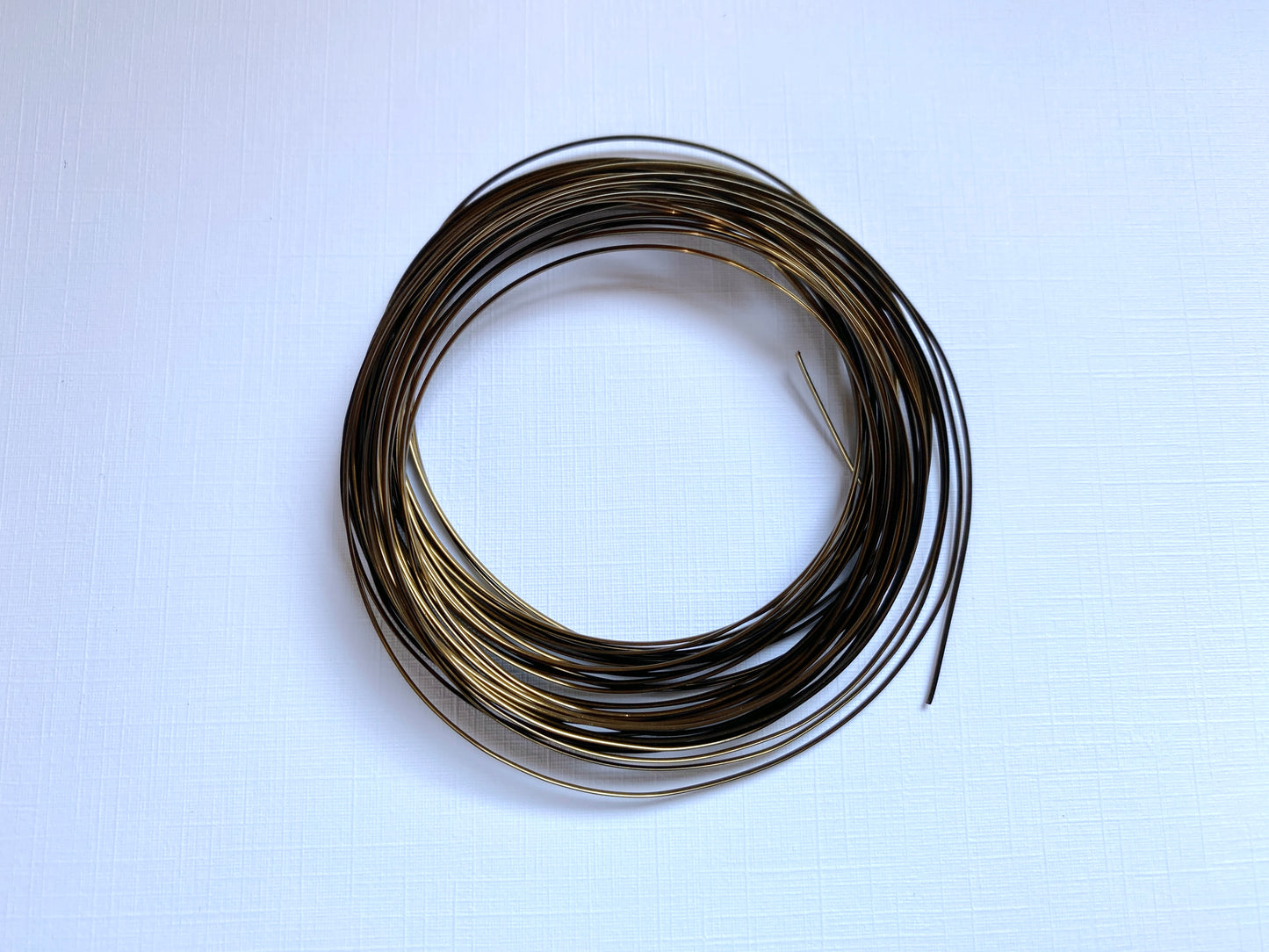 Craft Wire - 18 gauge Half Round - Vintage Bronze - DIY