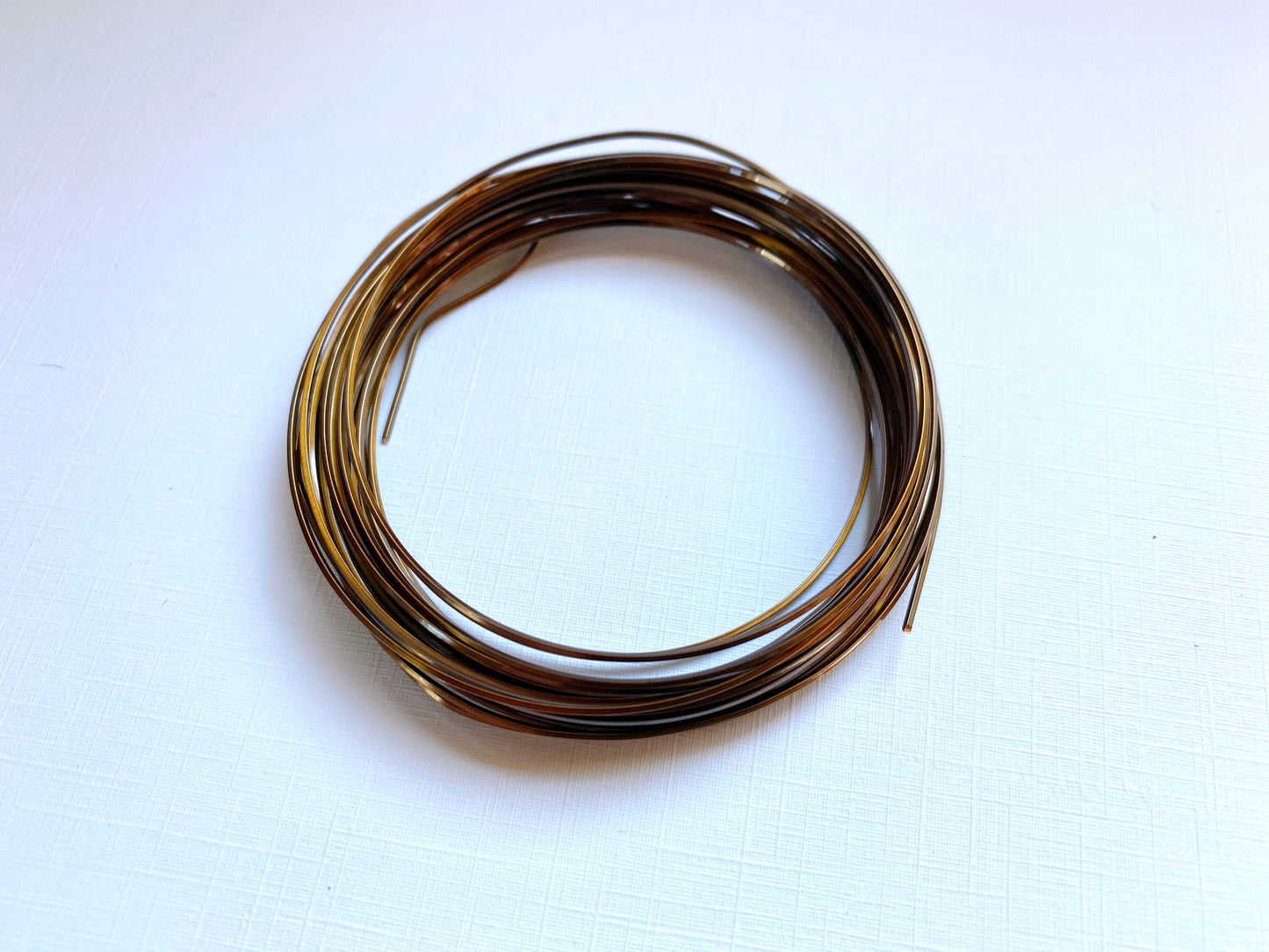 Craft Wire - 21 gauge Square - Vintage Bronze - DIY